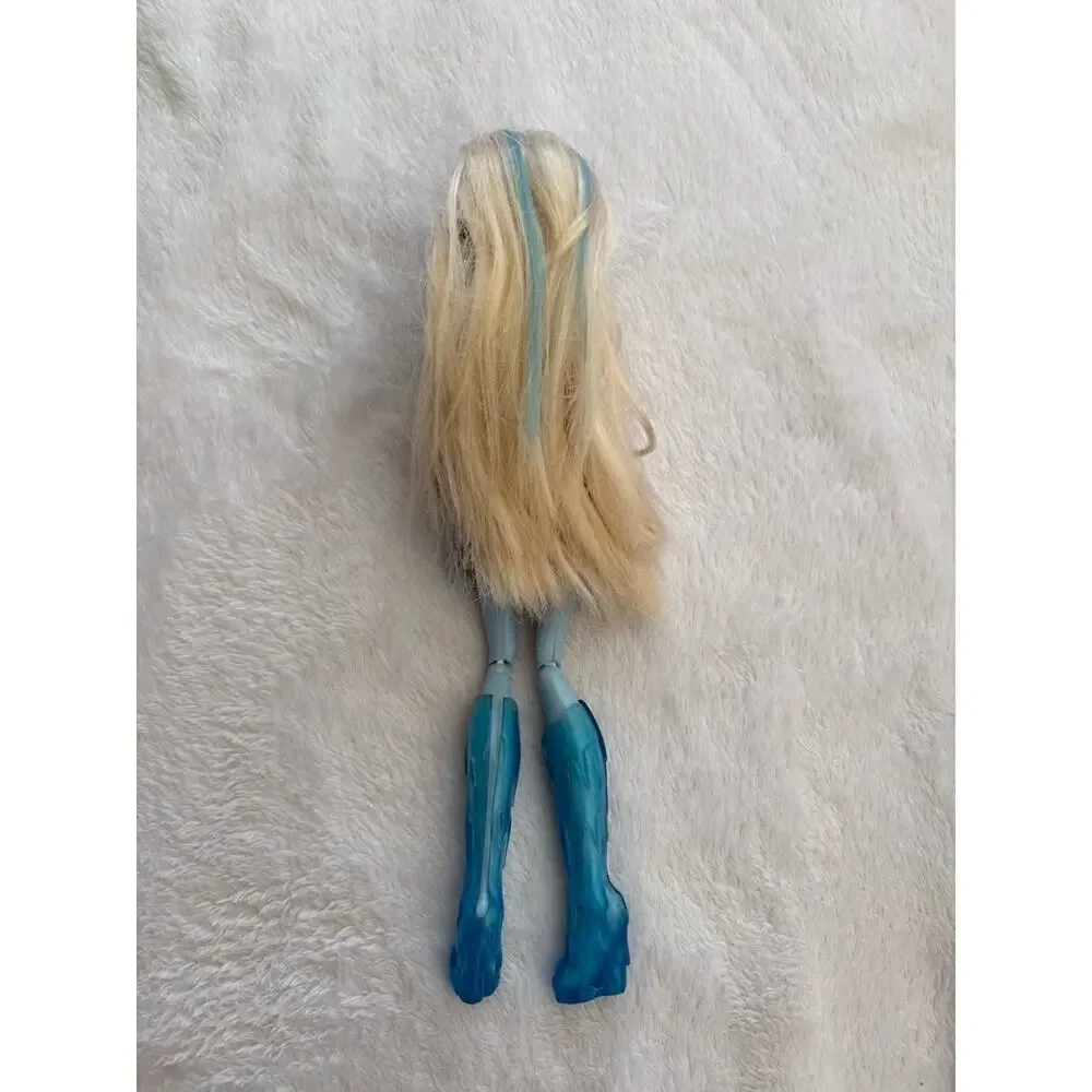 2013 monster high Abbey Bominable fashion Blue Skinned doll music festival